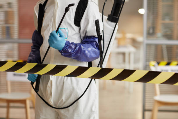 Professional Biohazard Cleanup technician working in Tivoli, TX